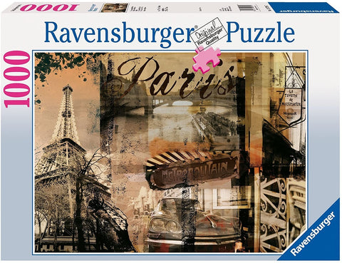 1000 Puzzle Nostalgic Paris - RAVENSBURGER dėlionėHOBI.LT 🇱🇹