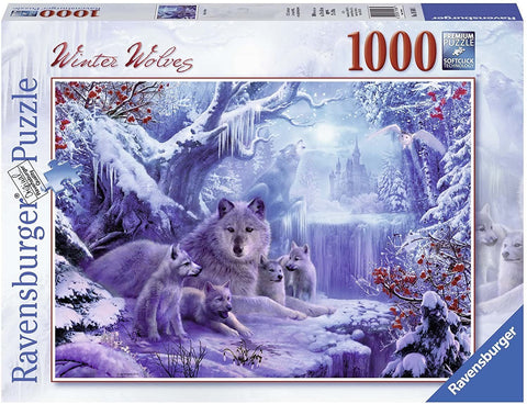 1000 Puzzle Winter Wolves Jigsaw - RAVENSBURGER dėlionėHOBI.LT 🇱🇹