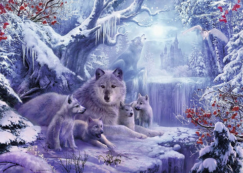 1000 Puzzle Winter Wolves Jigsaw - RAVENSBURGER dėlionėHOBI.LT 🇱🇹