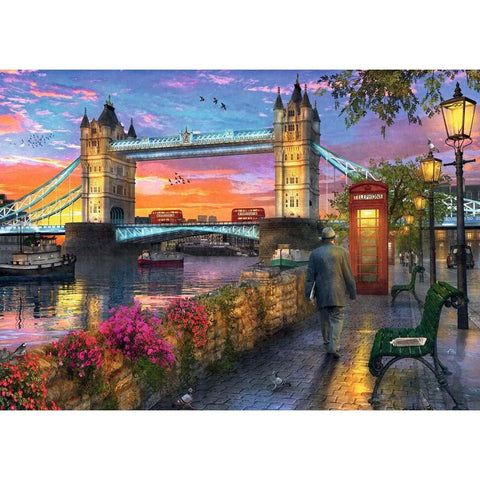 Ravensburger dėlionė „Tauerio tiltas saulėlydyje“, 1000 det.