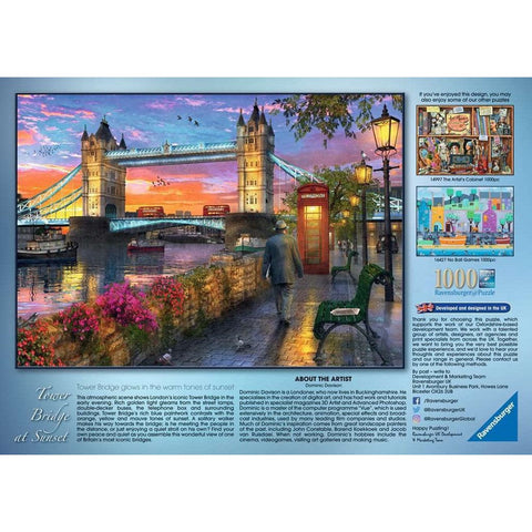 Ravensburger dėlionė „Tauerio tiltas saulėlydyje“, 1000 det.