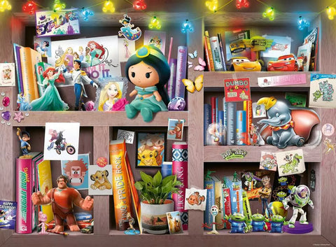 Ravensburger dėlionė „Disney ir Pixar herojų lentyna“, 100 XXL det., nuo 6 m.