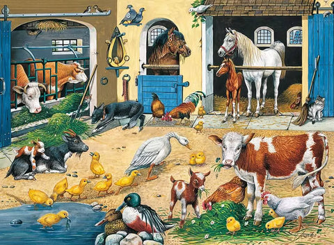 Ravensburger XXL dėlionė „Ūkis“, 100 det., nuo 6 m.