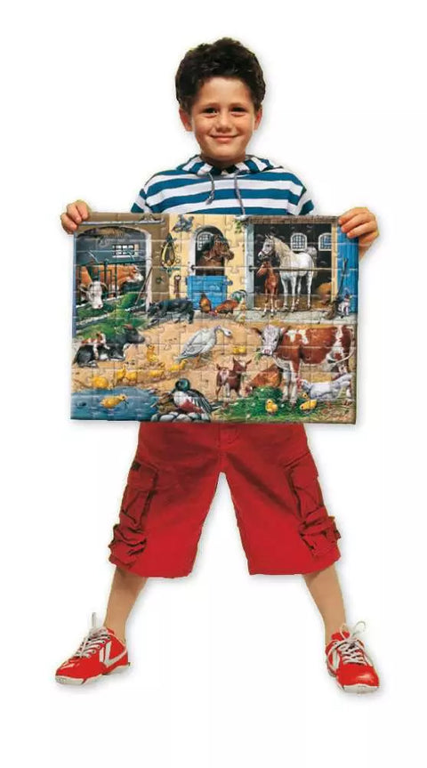 Ravensburger XXL dėlionė „Ūkis“, 100 det., nuo 6 m.