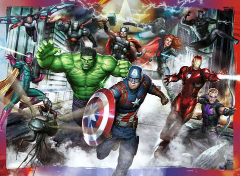 Ravensburger dėlionė „Marvel Keršytojai“, 100 XXL det., nuo 6 m.