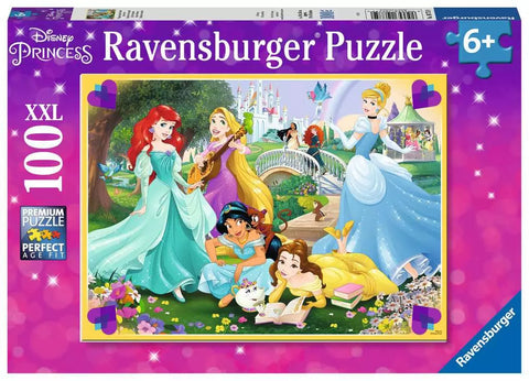Ravensburger dėlionė „Disney princesės prie pilies“, 100 XXL det., nuo 6 m.