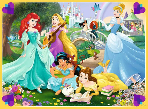 Ravensburger dėlionė „Disney princesės prie pilies“, 100 XXL det., nuo 6 m.