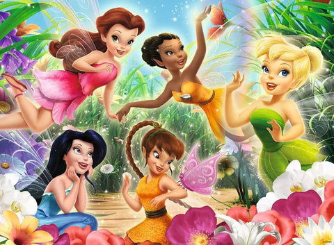Ravensburger XXL dėlionė „Disney fėjos“, 100 det., nuo 6 m.