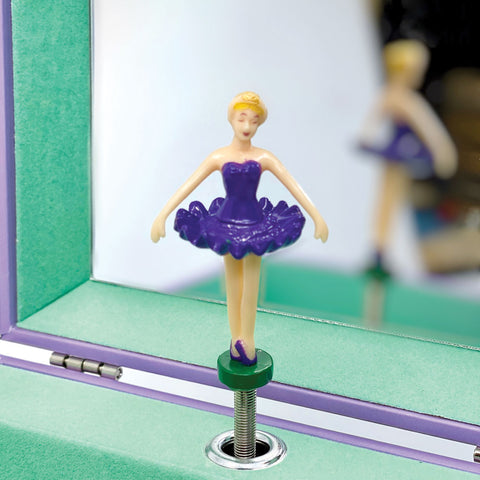 Svoora muzikinė papuošalų dėžutė su balerina ir veidrodžiu Esperides