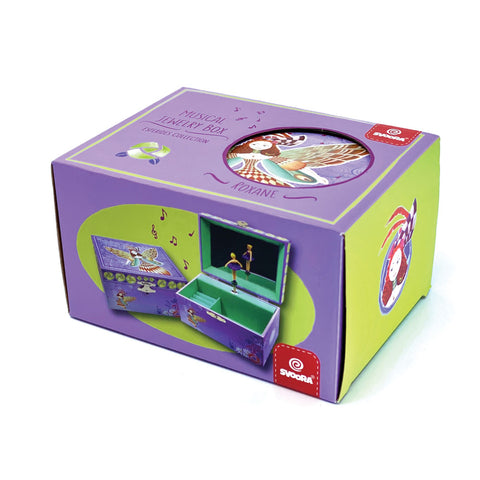 Svoora muzikinė papuošalų dėžutė su balerina ir veidrodžiu Esperides