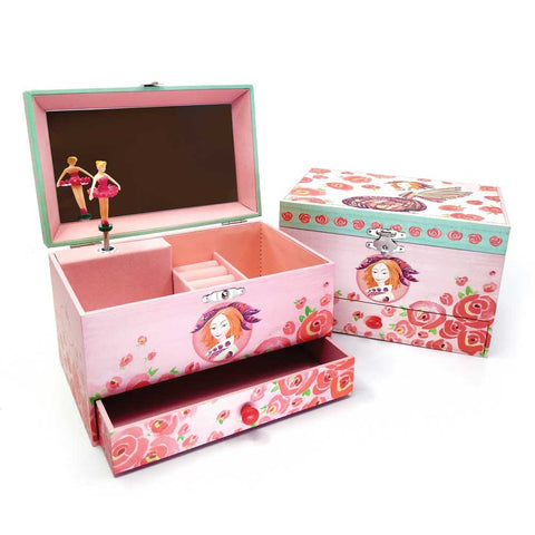 Svoora muzikinė papuošalų dėžutė su balerina – Gulbių ežeras, mergaitėms