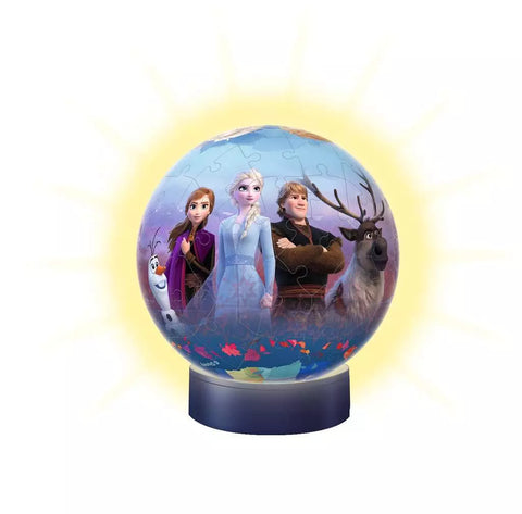 Ravensburger 3D dėlionė-naktinė lempa „Disney Ledo šalis 2“, 72 det., nuo 6 m.