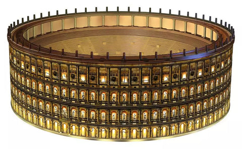 Ravensburger 3D dėlionė „Koliziejus naktį“ su šviesa, 262 det., nuo 8 m.