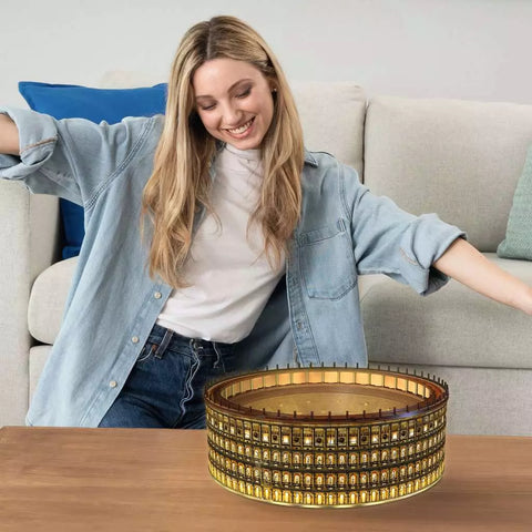 Ravensburger 3D dėlionė „Koliziejus naktį“ su šviesa, 262 det., nuo 8 m.