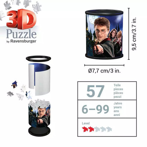 Ravensburger 3D dėlionė pieštukinė „Haris Poteris“, 54 det., nuo 6 m.