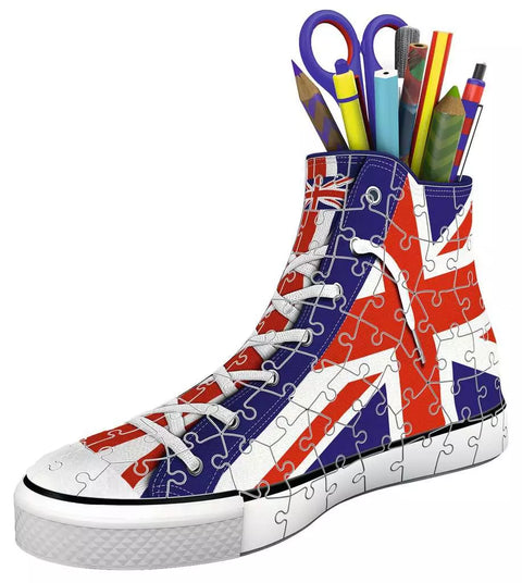 Ravensburger 3D dėlionė batas-pieštukinė „Union Jack“, 108 det., nuo 8 m.