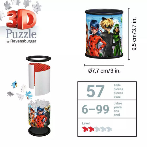 Ravensburger 3D dėlionė pieštukinė „Stebuklingoji Boružėlė“, 54 det., nuo 6 m.