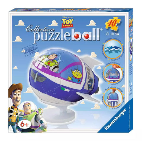 Ravensburger 3D dėlionė „Žaislų istorija: Bazo erdvėlaivis“, 40 det., nuo 6 m.