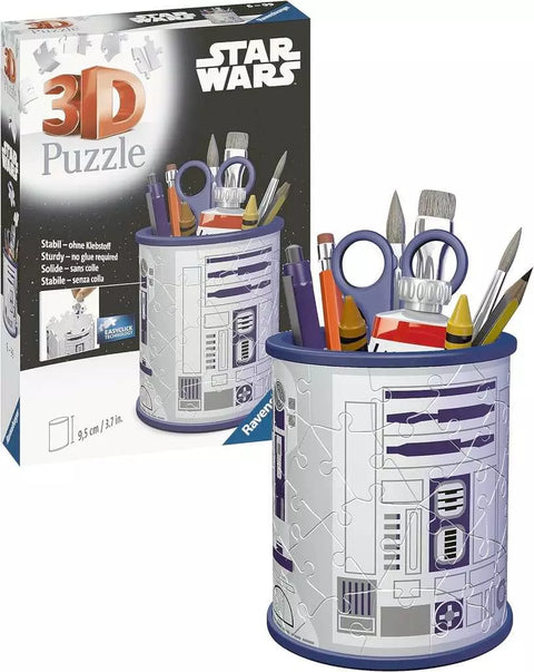 Ravensburger 3D dėlionė pieštukinė „Star Wars: R2-D2“, 54 det., nuo 6 m.