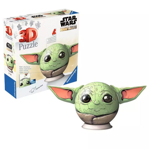 Ravensburger 3D dėlionė-rutulys „Star Wars: Grogu“, 72 det., nuo 6 m.