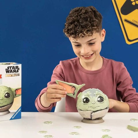 Ravensburger 3D dėlionė-rutulys „Star Wars: Grogu“, 72 det., nuo 6 m.