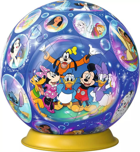 Ravensburger 3D dėlionė-rutulys „Disney herojai“, 72 det., nuo 6 m.