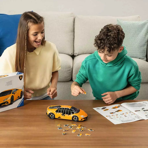 Ravensburger 3D dėlionė „Lamborghini Huracán EVO“ oranžinis, 156 det., nuo 8 m.