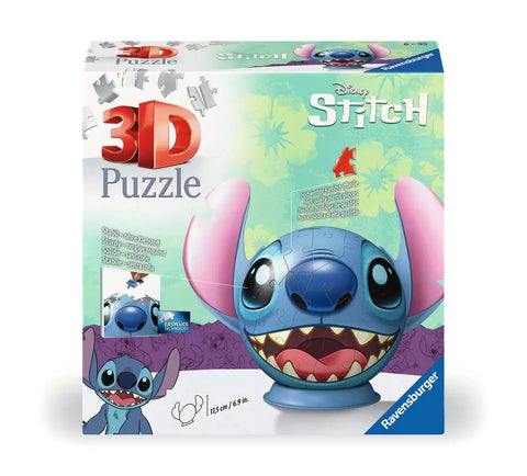 Ravensburger 3D dėlionė-rutulys „Disney Stičas“, 72 det., nuo 6 m.