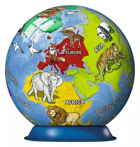 Ravensburger 3D dėlionė-gaublys vaikams, 72 det., nuo 6 m.