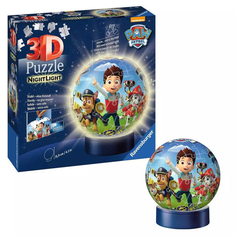 Ravensburger 3D dėlionė-naktinė lempa „Šunyčiai patruliai“, 72 det., nuo 6 m.