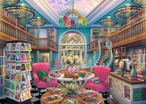 Ravensburger dėlionė „Knygų rūmai“, 1000 det.