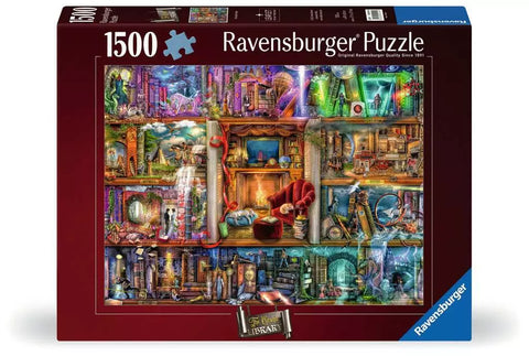 Ravensburger dėlionė „Didžioji biblioteka“, 1500 det.