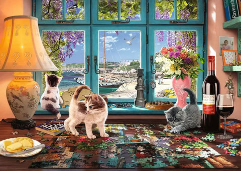 Ravensburger dėlionė „Dėliotojo stalas“, 1000 det.