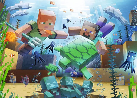 Ravensburger dėlionė „Minecraft mozaika“, 1000 det.