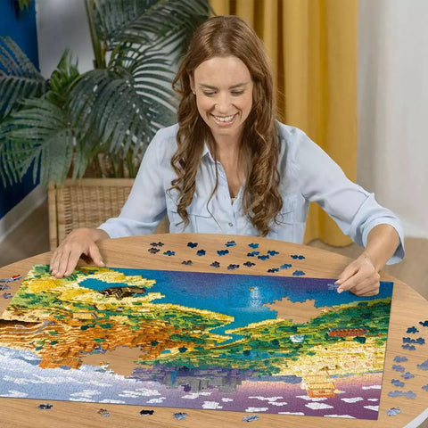 Ravensburger dėlionė „Minecraft pasaulis“, 1500 det.