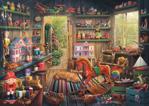 Ravensburger dėlionė „Senoviniai žaislai“, 1000 det.