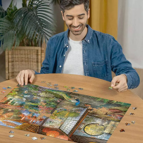 Ravensburger dėlionė „Arbatinė japoniškame sode“, 1000 det.