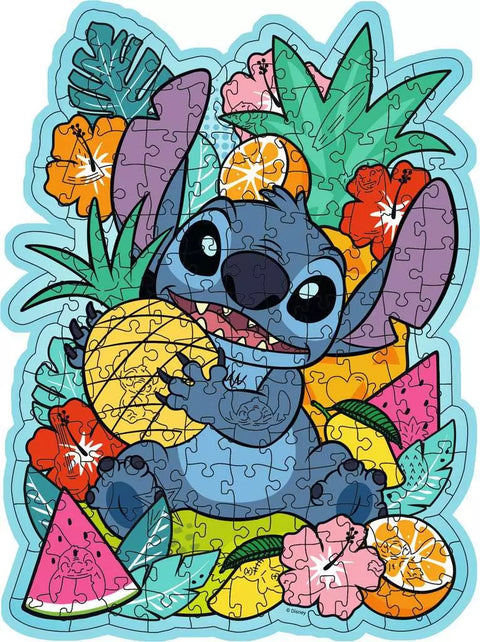 Ravensburger medinė dėlionė „Disney Stitch“, 150 det., nuo 10 m.