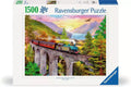 Ravensburger dėlionė „Traukinys rudens viaduku“, 1500 det.