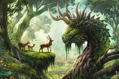 Ravensburger dėlionė „Miško drakono pabudimas“, 3000 det.