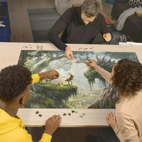 Ravensburger dėlionė „Miško drakono pabudimas“, 3000 det.