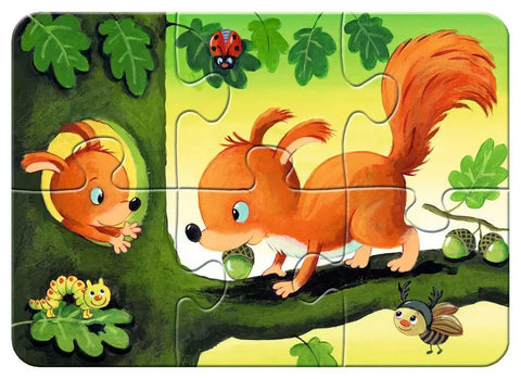 Ravensburger mano pirmosios dėlionės „Miško gyvūnai“, 2–8 det., nuo 2 m.