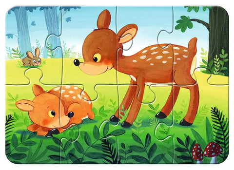 Ravensburger mano pirmosios dėlionės „Miško gyvūnai“, 2–8 det., nuo 2 m.