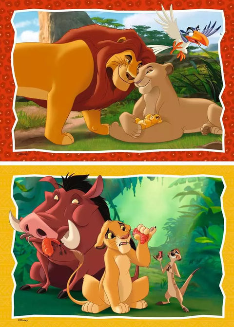 Ravensburger 2 dėlionės „Disney Liūtas karalius“, 2×24 det., nuo 4 m.