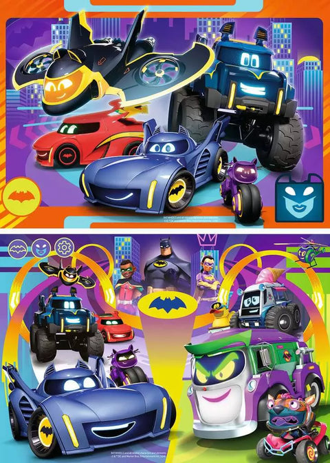 Ravensburger 2 dėlionės „Batwheels“, 2×24 det., nuo 4 m.