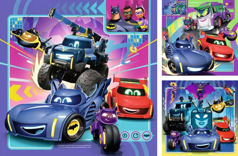 Ravensburger 3 dėlionės „Batwheels“, 3×49 det., nuo 5 m.