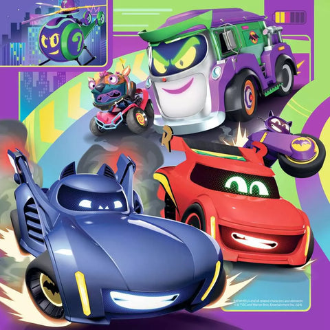 Ravensburger 3 dėlionės „Batwheels“, 3×49 det., nuo 5 m.
