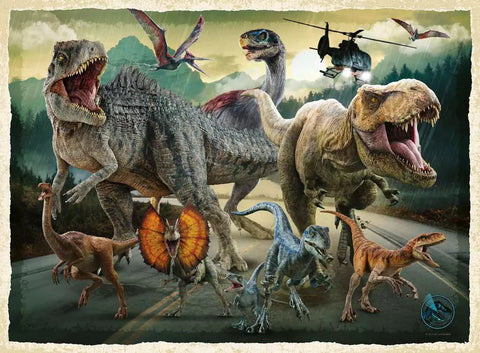 Ravensburger dėlionė „Jurassic World“, 200 XXL det., nuo 8 m.