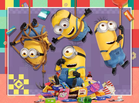 Ravensburger 4 dėlionės „Bjaurusis aš 4“, 12–24 det., nuo 3 m.