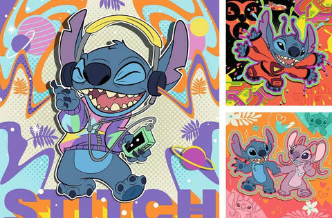 Ravensburger 3 dėlionės „Disney Stitch“, 3×49 det., nuo 5 m.